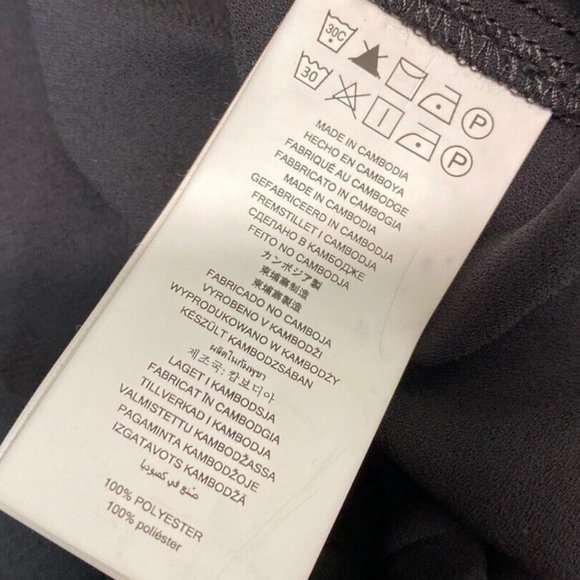 MICHAEL Michael Kors Ruffle Off The Shoulder Peasant Blouse Black Size P/S - Picture 6 of 6